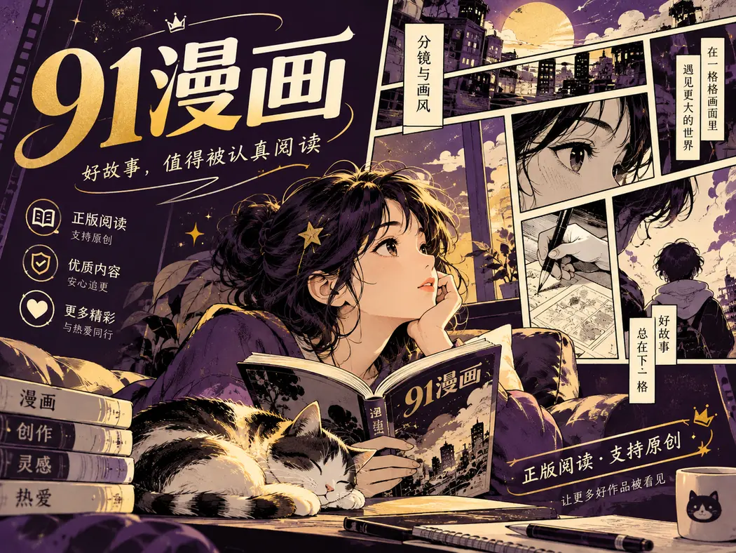 漫画分格阅读主题插图
